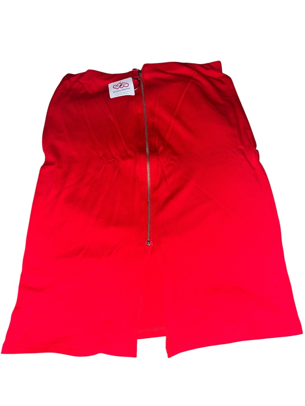 Heart and hips size large Red Zip-Front Skirt